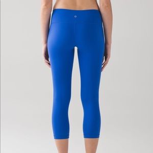 Lululemon Athletica Blue Performance Leggings